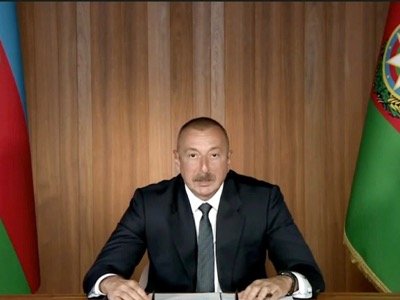Intervention by Ilham Aliyev the 75th meeting of the United Nations General Assembly