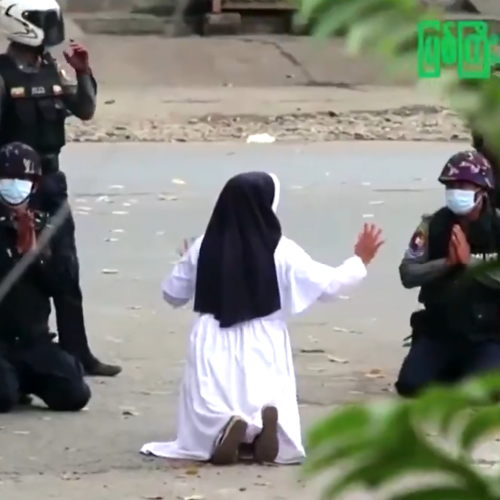‘Kill Me Instead’: Despite Nun’s Pleas, Military Junta Shoots Pro-Democracy Protesters in Myanmar