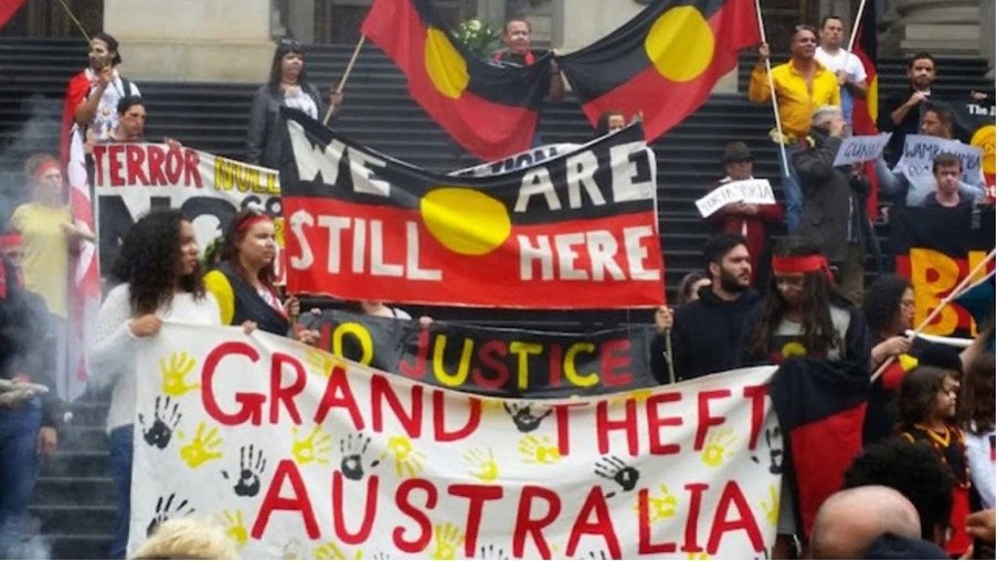 Racist persecution of aborigines in Australia