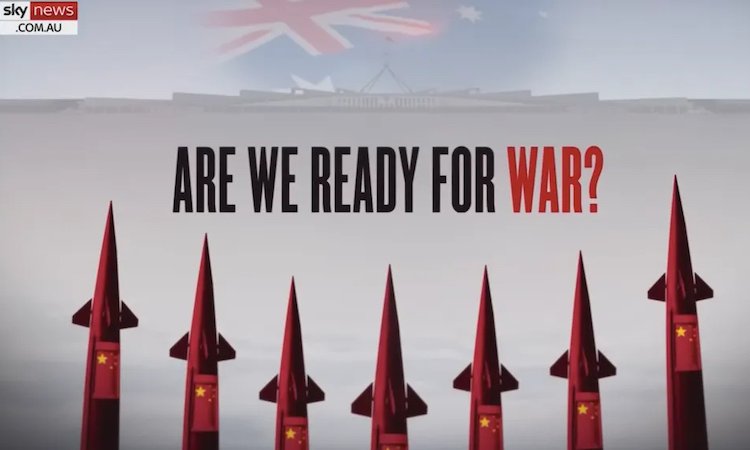 Murdoch propaganda pushes Australia: double military budget to fight China