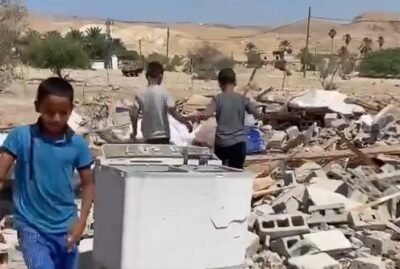 Nazi army Demolishes A Home In Jericho